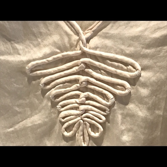 White Silk Top Peasant Blouse by Max Studio - Picture 7 of 8